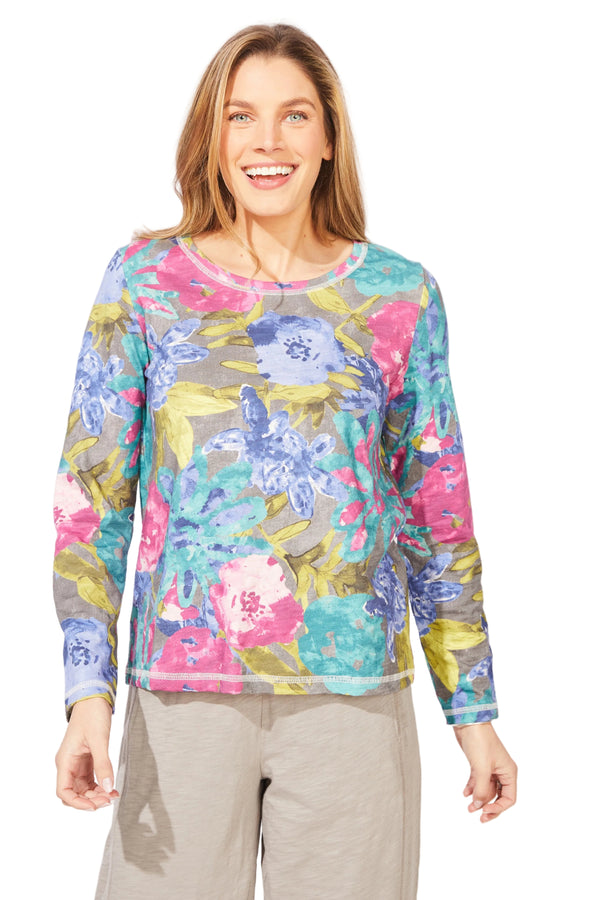 Botanical Blooms Perfect Layer Tee - 91201