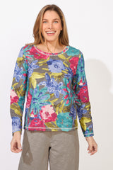 Botanical Blooms Perfect Tee — multi