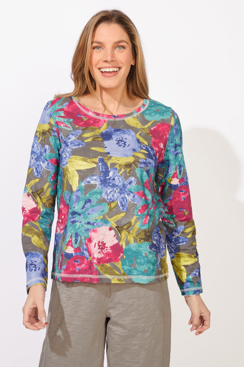 Botanical Blooms Perfect Tee — multi