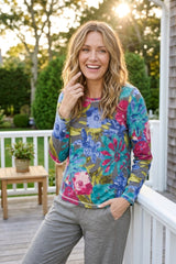 Botanical Blooms Perfect Tee — multi