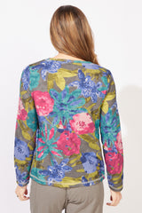 Botanical Blooms Perfect Tee — multi