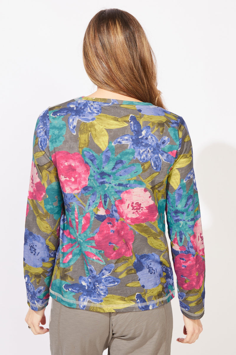 Botanical Blooms Perfect Tee — multi