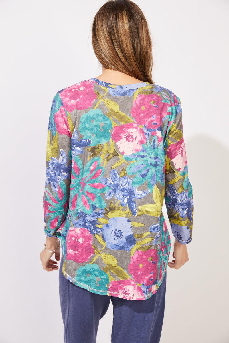 Botanical Blooms Tee — multi