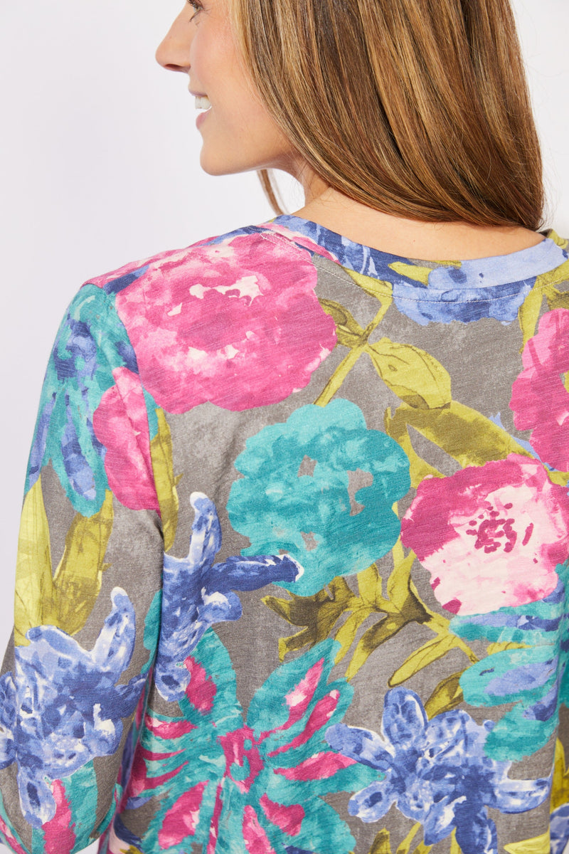 Botanical Blooms Tee — multi