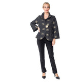 Square Metallic Jacquard Jacket - 5076J - Size S & M Only!