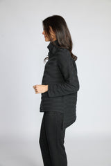 Diagonal Turtleneck by Olivia by Habitat in Black