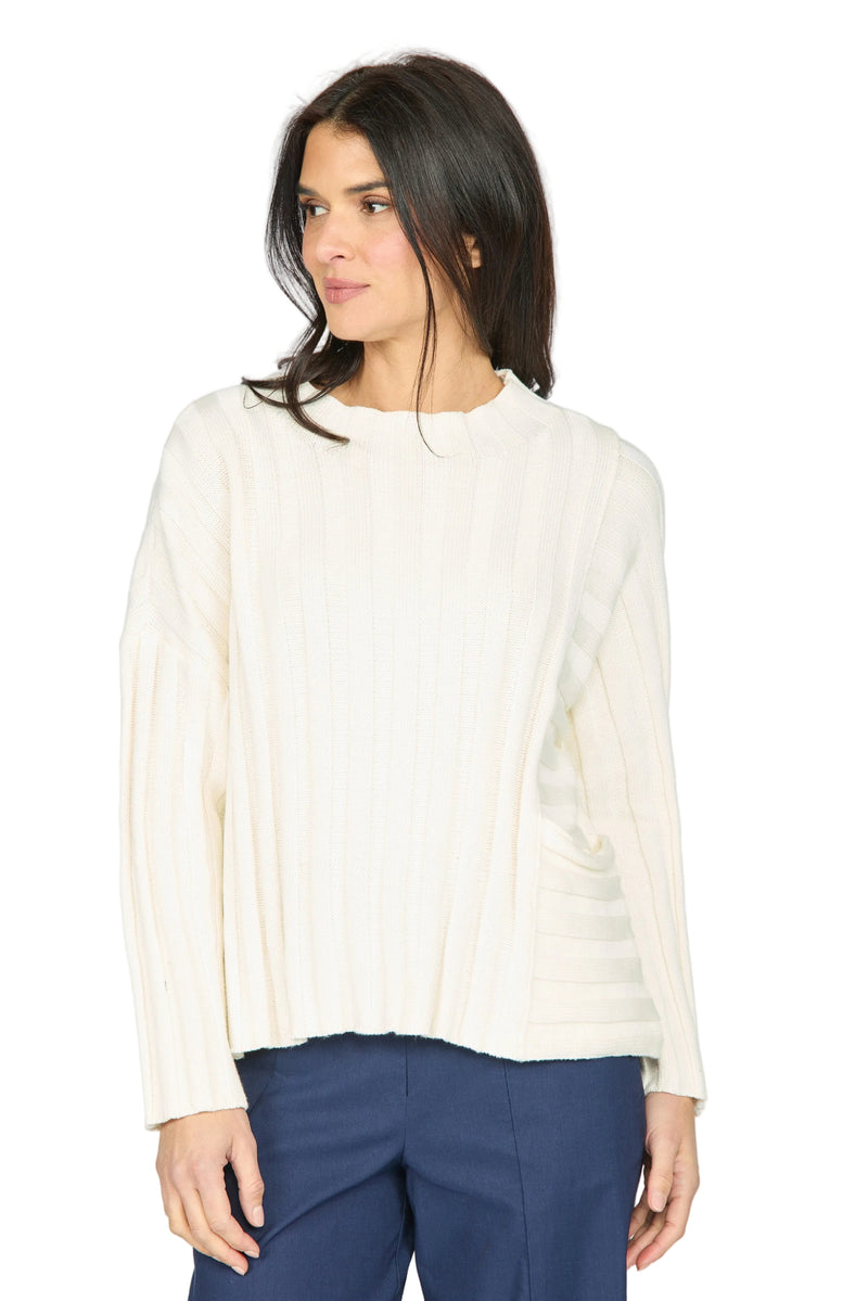 Pocket Pullover by Olivia by Habitat in Ivory