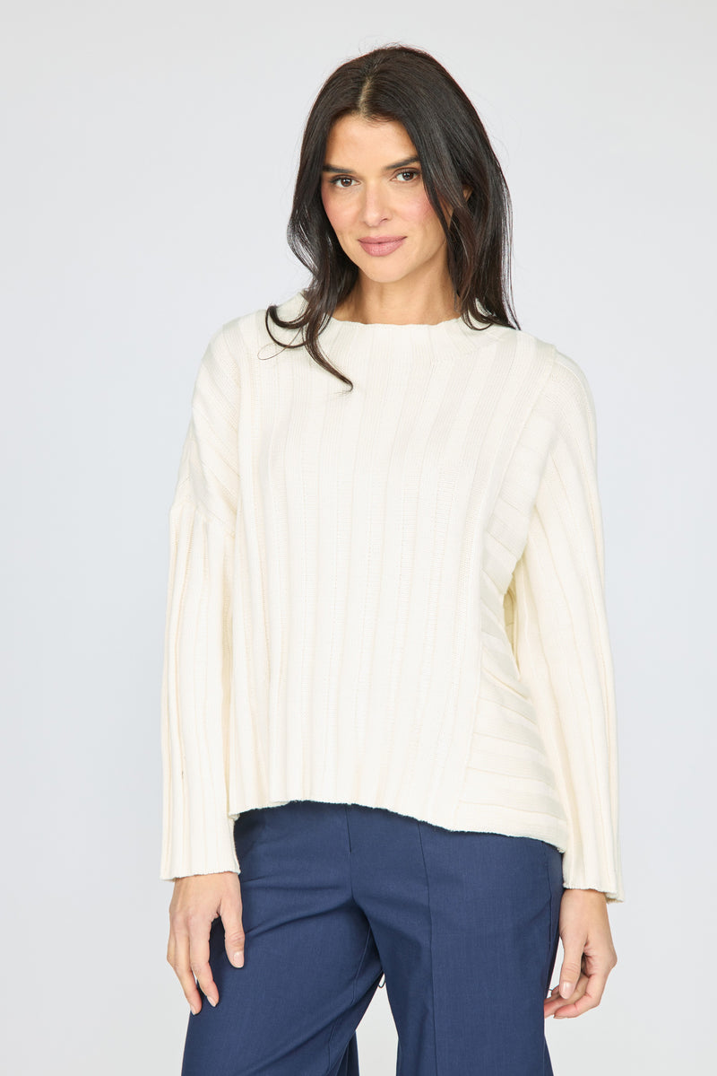 Pocket Pullover by Olivia by Habitat in Ivory