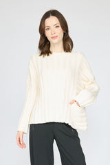 Pocket Pullover by Olivia by Habitat in Ivory