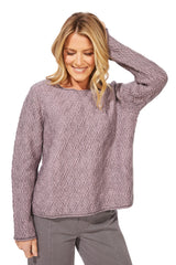 Cozy Diamond Easy Pullover - 93010