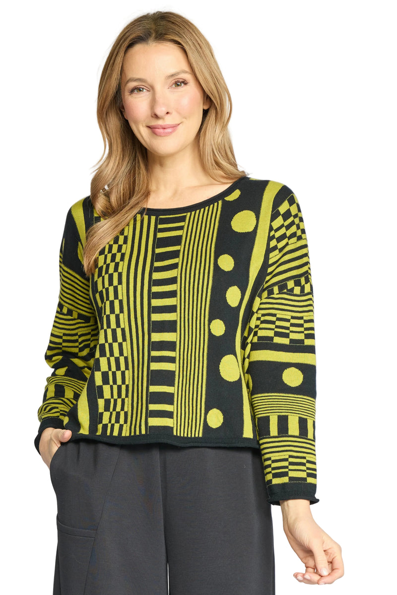 Topper Sweater by Olivia by Habitat in Pear