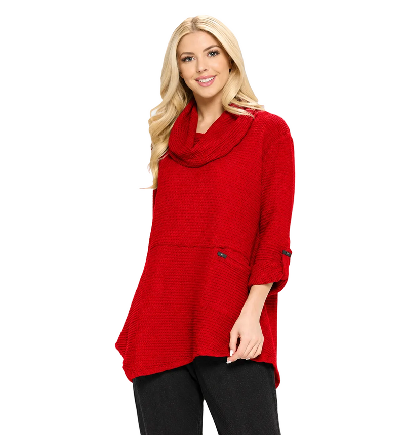 Cotton-Knit Waffle Tunic - FW124