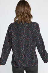 Fleck Funnel Neck by Olivia by Habitat in Black