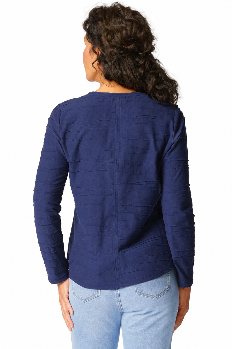 Textured Ripple Tee - 16528