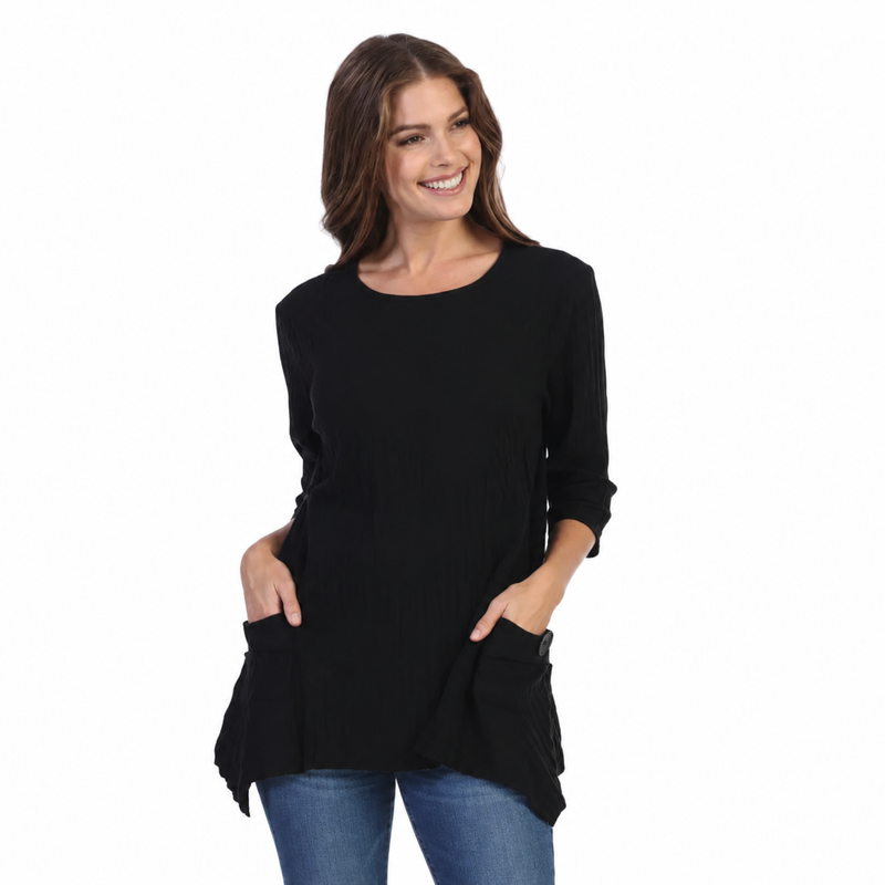 Textured Ribbed Cotton Tunic - CS330