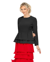 Tiered Peplum Top - 7233T