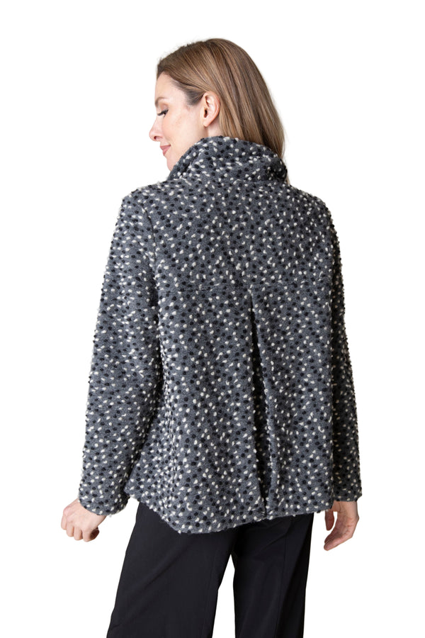 Textured Dot Swing Jacket - 45702 - Size XL Only!