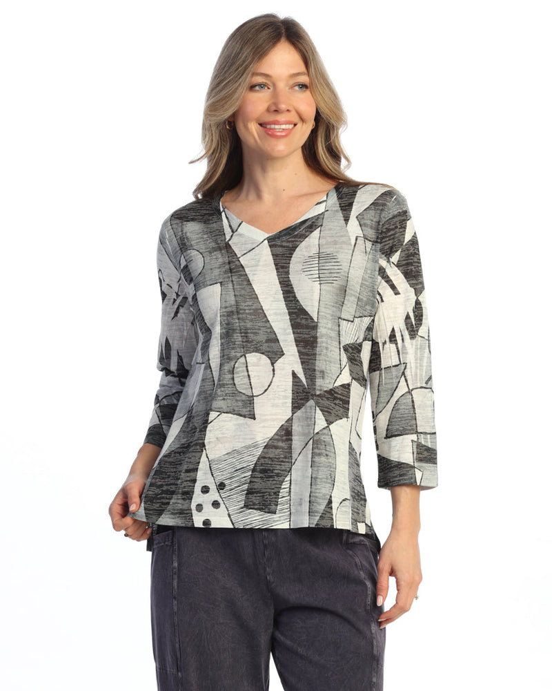 Burnout Hi-Low Tunic Top - AJ3