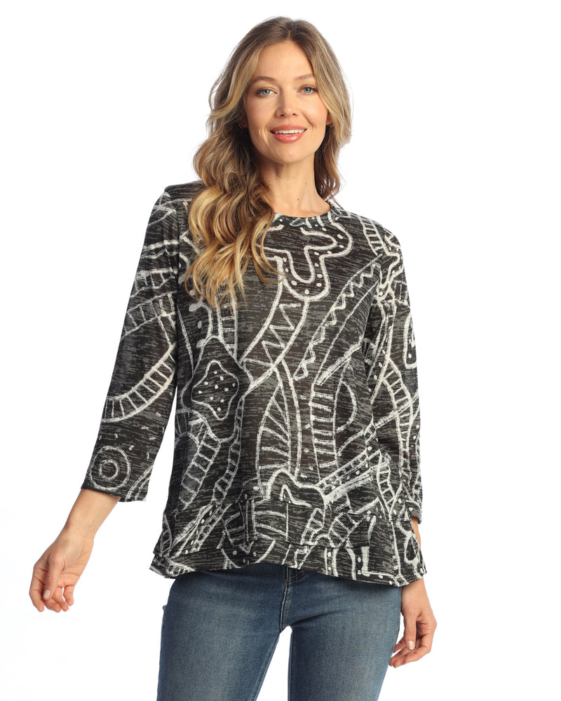 Burnout Overlap Hem Top - AJ6