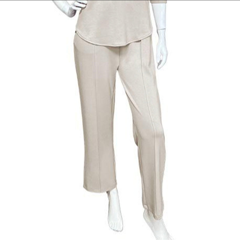 Lior Soft Knit Pant Set in Sand - ZIA-SND