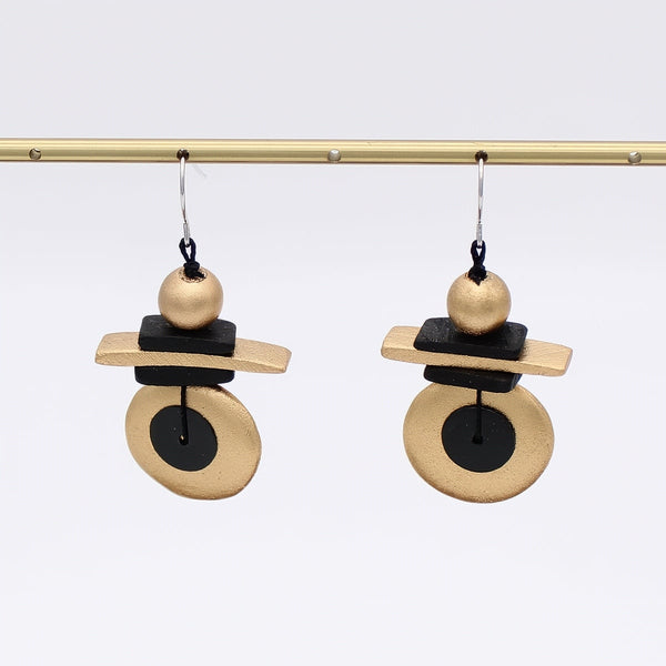 Assuta Gold Drop Earrings