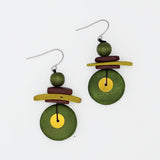 Assuta Olive Drop Earrings