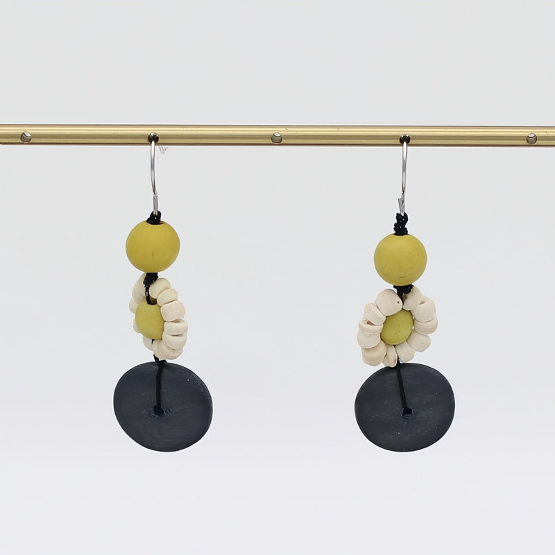 Petite Daisy Chartreuse Earrings