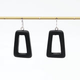 Black Driftwood Dangle Earrings