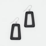 Black Driftwood Dangle Earrings