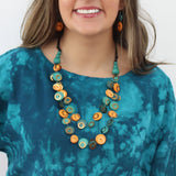 Adria Teal Necklace