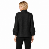 Textured One-Button Jacket - C1164J