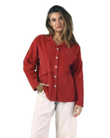 Soft Baby Cord Cotton Shirt/Jacket in Rose - C47028