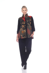 Asian Butterfly Print Jacket - CM-119