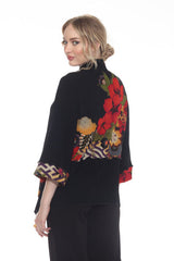 Floral Print Jacket - CM65-3FL