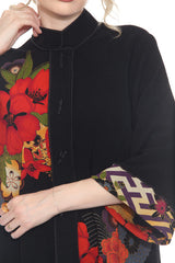 Floral Print Jacket - CM65-3FL