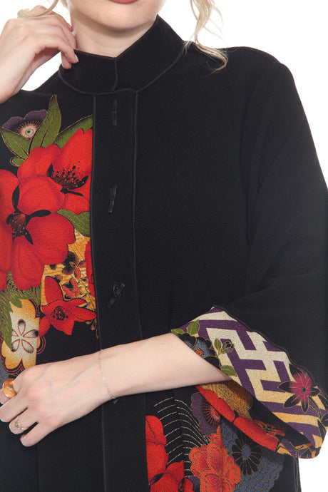 Floral Print Jacket - CM65-3FL