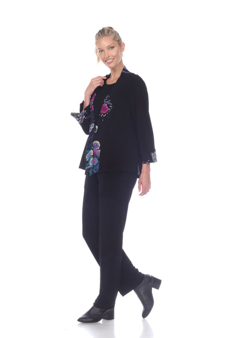 Midnight Blossom Jacket in Purple/Multi - CM71