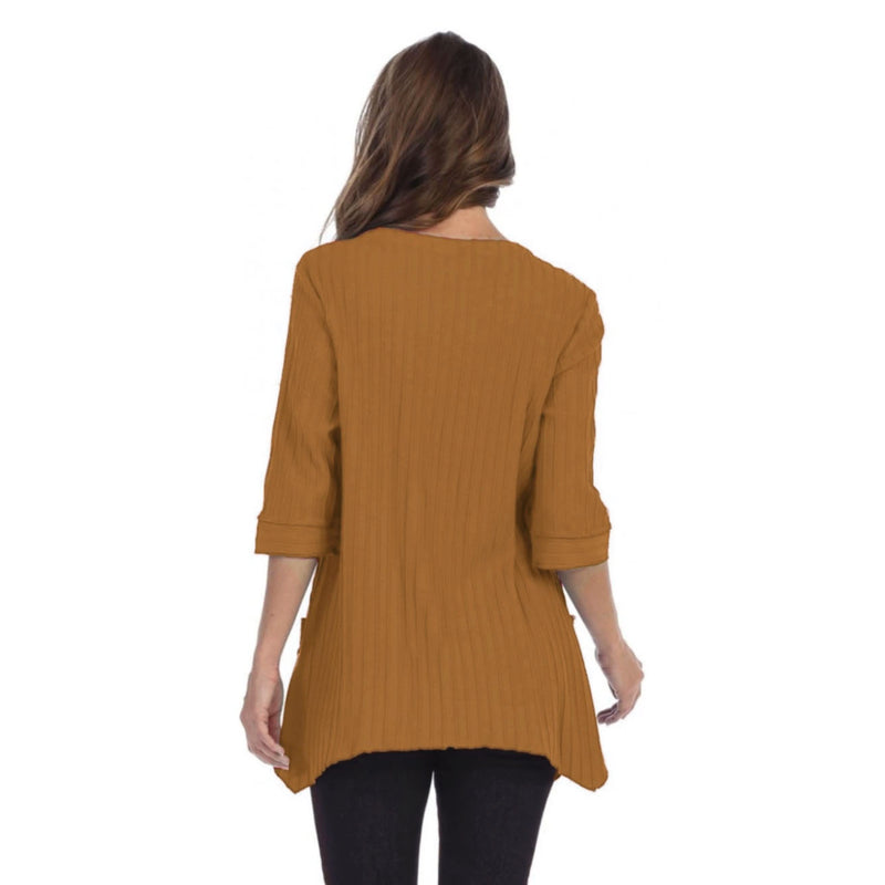 Ribbed Pocket Tunic - CS330 - Plus Sizes Only!