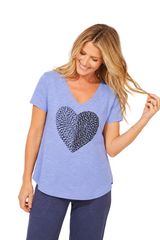 Needlepoint V-Neck Tee - 45900