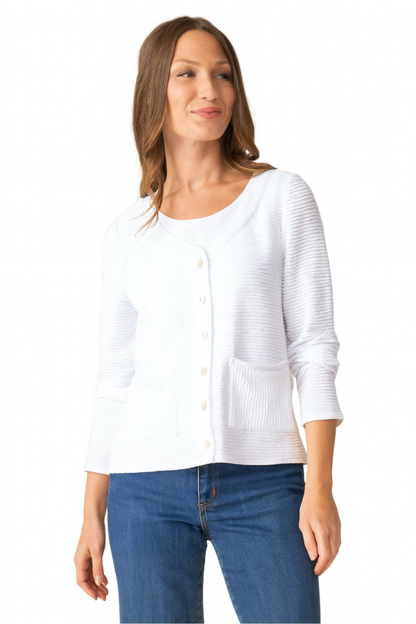 Ripple Effect Easy Cardigan Jacket - 16020