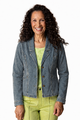 Stonewash Knit Denim South Side Jacket - 31521