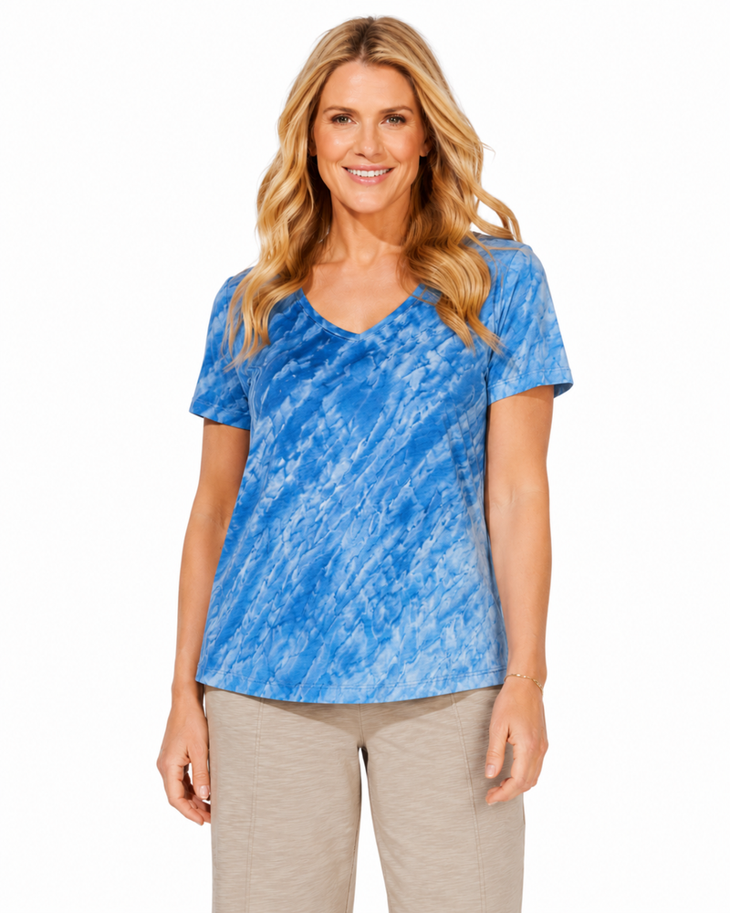 Mystic Dyed V-Neck Tee - 13700