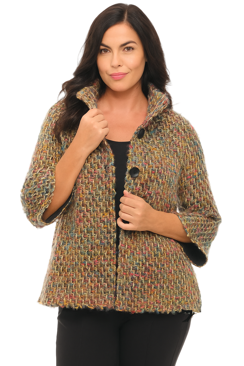 Multi-Color Tweed Jacket - 4980