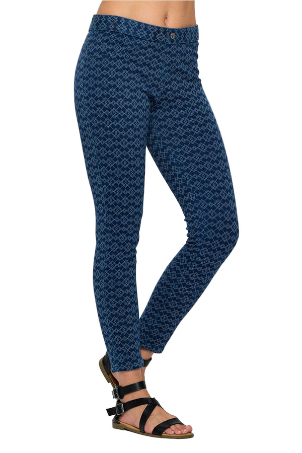 Geometric Print Leggings  - D165