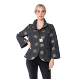 Square Metallic Jacquard Jacket - 5076J - Size S & M Only!