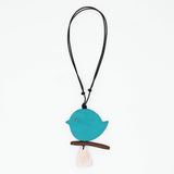 Turquoise Robin On A Branch Necklace