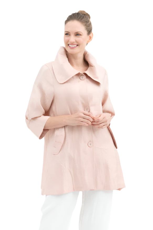 New Color! Solid Swing Jacket in Rose Gold 200-RGOLD