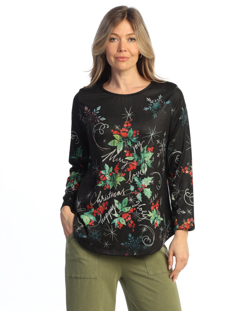 French Brushed Round Neck Knit Top - FB10