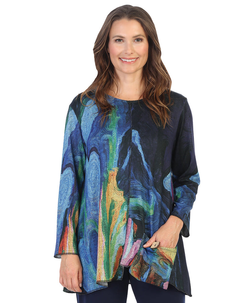 Brushed Knit Tunic Top - FB2