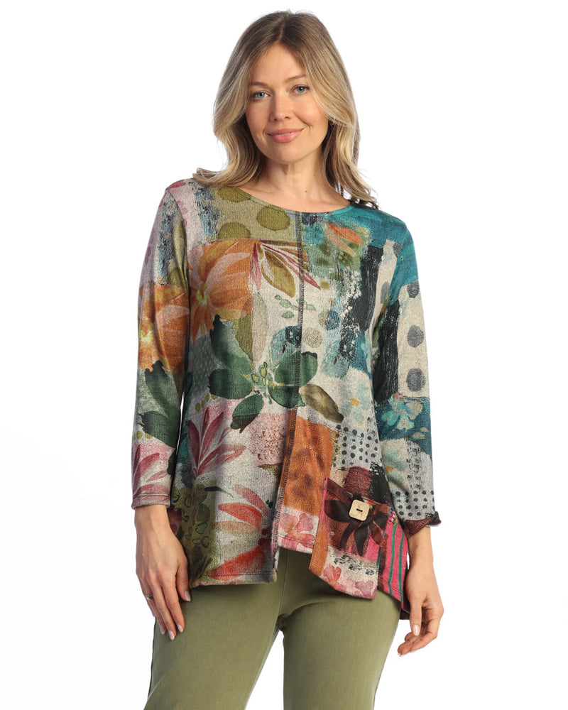 Brushed Knit Tunic Top - FB2